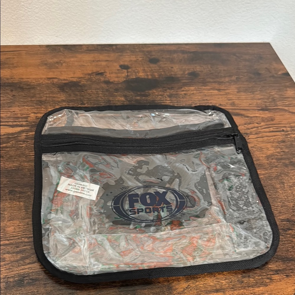 Clear Black Trim Bag